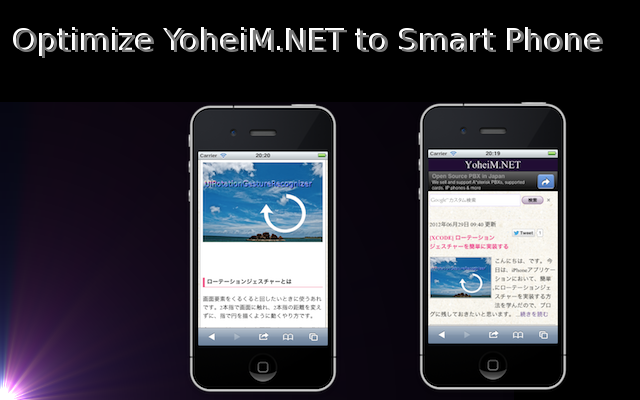 Optimize YoheiM.NET to Smart Phone