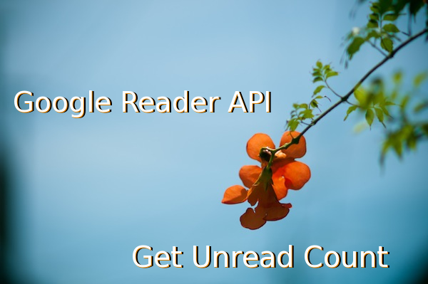 google reader api get unread count.